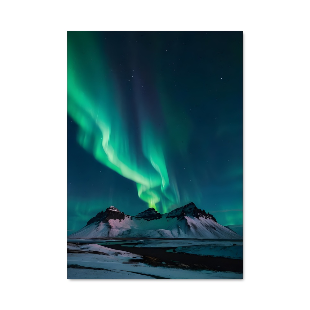 Poster splendide Lumières du Nord